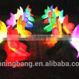 2018 ningbang hot sale LED inflatable flower chains for wedding decoration