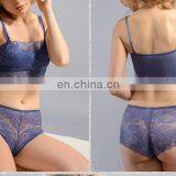 2015 Hot Selling Lace Transparent Women Inner Tank Top Set