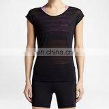 Yihao 2015 New Arrival t Shirt Wholesale Woman T-shirt Short-sleeve Dry Fit Plain Blank T-shirt thumbnail-6