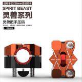 Spirit Beast Motorcycle Modified Dragon Head Grip Pedestal Pressure Code Handle Bar Holder 2pcs/lot FR101 L1 thumbnail-2