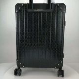 Vintage Suitcase Self-return Handle Case High Tensile Strength Zipper