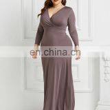 Plus Size Long Dress Wish Skirt Ebay Amazon Women PSexy Fashion Solid Color Arty Maxi Dress thumbnail-4