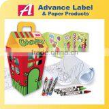 DIY Kids Toy Gift Busy Street Crayon Sticker Colouring Kit Drawing Set thumbnail-1