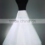 Cheap White A-Line Petticoats for Wedding Dresses 1 Hoop Crinoline Bridal Gowns Wedding Accessories J