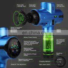 Brushless Motor Percussion Vibrator Tissue Lcd Screen Sports Custom Logo Private Label Booster Body Best Massage Gun thumbnail-2