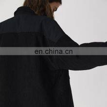 2021 New Wholesale Customized Logo Men Stand Collar Cotton Polyester Sport Jacket thumbnail-4