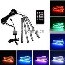 Wholesaler Led Car Foot Ambient Light With USB Cigarette Lighter Backlight RGB Auto Interior Decorative Atmosphere Lights thumbnail-3