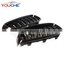 For BMW 3 Series GT F34 Gloss Black Double Line Front Bumper Grill 2012+ thumbnail-3