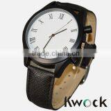 Black Pu Leather Strap Watches Men Watch 2014 Wholesale Promotional Mens Gents Watches thumbnail-1