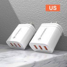 Wholesale Price QC 3.0 USB Wall Charger US EU Charger for IPhone Travel Adapter Fast Charger thumbnail-5