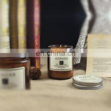 Indoor Brown Bottle Air Purification Aromatherapy Velas Para Decoracion Candles & Home Fragrance With Lid For Home Decor thumbnail-2