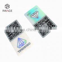 Silver Custom Security 3D Hologram Sticker With Fixed QR Code thumbnail-1