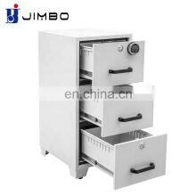 Office Steel Alacena de Dolap Kabinet Logam 4 Tier Filing A4 File Fireproof Metal Storage Drawer Cabinet thumbnail-5