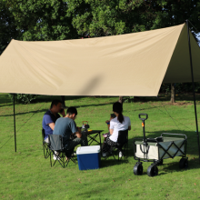 Outdoor Tent Camping Barbecue Portable Leisure Sunshade Tarp Camping Canopy thumbnail-3