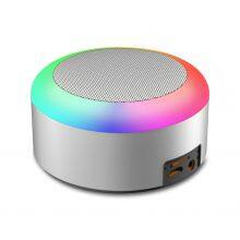 Custom Portable RGB BT Speaker 5.0 Verson Mini LED Light Bass Colorful Wireless Speaker thumbnail-1