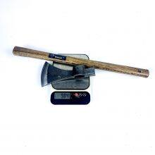 New Type High Carbon Steel Materials Multifunctional Axe With Inverted Longer Oak Wooden Handle thumbnail-3