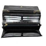 RFID Women Wallet Weave Clutch With Chain Strap thumbnail-2