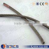 hot ungalvanized steel wire rope for lifting cargo