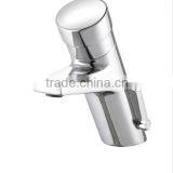 Brass Chrome Push Single Lever Self Closing Basin Mixer Taps , Water Tap thumbnail-1