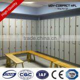 Top Quality Colorful Z-shaped Acratch Resistance Phenolic Hpl Club Locker