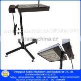 Manual 4 Color 1 Station Table Top Rotary Silk Screen Printing Machine With Some Printing Materials for Flat Items thumbnail-3