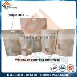 Brown Paper Bag With Window Stand Up Bag thumbnail-5