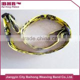 Factory custom reflective elastic band with silicone