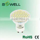 110-240V 3.6W GU10 3528SMD 48pcs Glass 50*62mm CE RoHS LED Spot Lighting Bulbs