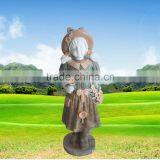 Colorful Children Marble Outdoor Statue Sculpture thumbnail-1