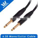 6.35 Audio 1/4" to 1/4" Guitar Instrument Cable