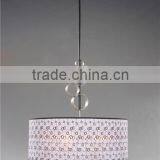 2015 Classical White Modern Fabric Shade Pendant Lamp Lighting Fixture thumbnail-3