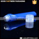 Leakproof Flat Plastic 15ml Rollerball Bottle for Eye Care