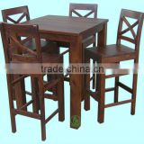 wooden bar table,bar stool,bar chair,indian wooden furniture,sheesham wood furniture,bar furniture,mango wood furniture