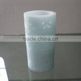 Battery Operated Cut Out Blue Wax Led Candle for Room Decor thumbnail-1