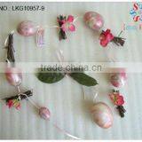 2014 Hot Sale Artificial Polyster 41" Flower& Egg Garland For Christmas And Home Decoration thumbnail-1