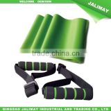 Latex resistance elastic colored rubber bands with foam handles