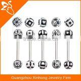 2016 Fashion Acrylic Ball Barbell Tongue Fake Magnetic Piercings Body Jewelry thumbnail-6