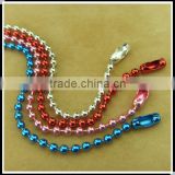 Hot selling ball chain colorful ball chain wholesale