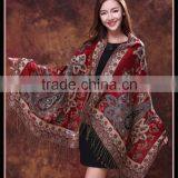 Beautiful Vintage Sari Shawls,wholesale Fashionable Paisley Vintage Beautiful Vintage Sari Shawls thumbnail-4