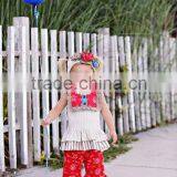 2016 Hot Sale Rose Garden Little Girls Boutique Mustard Pie Remake Clothing Set thumbnail-3