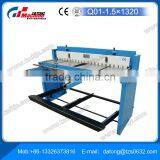 Plate Shearing Machine Q01-1.5X1320 Sheet Metal Cutting For Sale