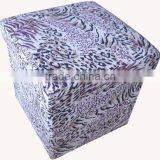 Beautiful! Tiger Foldable Storage Ottoman thumbnail-1