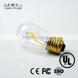 Clear Led Filament Light Bulb Edison Vintage 2W 3W 4W ST45 ST58 ST64 Edison Dimmable LED Filament Bulb thumbnail-2