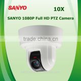 SANYO Full HD 1080P 10X 2.0MegaPixel Auto zoom HD Network IP Speed Dome Camera CCTV HD IP PTZ Camera