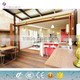 2015 Wooden Color Folding Windows New Design thumbnail-1