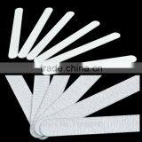 Grey Nail Files Tools Sanding 100/180 Curve Banana for Nail Art Tips Manicure