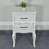 Modern Living Room Furniture Simple Design White Wood 2 Drawer Cabinet thumbnail-1