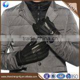 2016 New Design Men Winter Sheepskin Genuine Leather Gloves for Touch Screen thumbnail-1