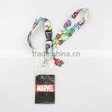 Cute Avengers Carton Logo Print Lanyard With Card Holder thumbnail-4