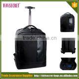 Popular high quality wheeled trolley backpack with carry on trolley bag